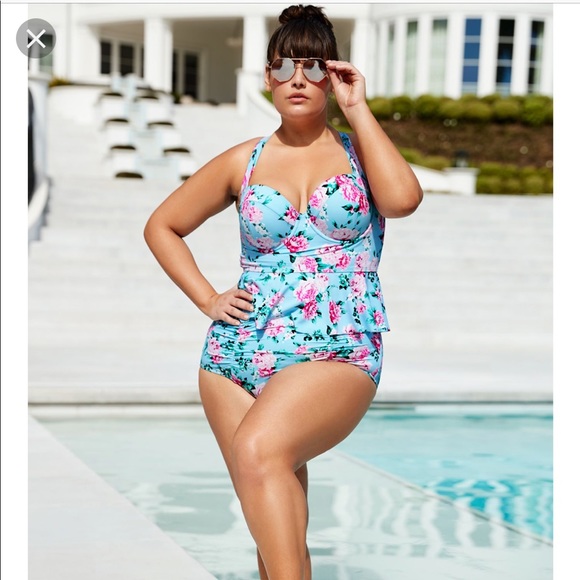 torrid peplum swimsuit